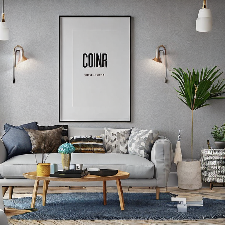 Bright Scandinavian-style room showcasing AI room scanning technology